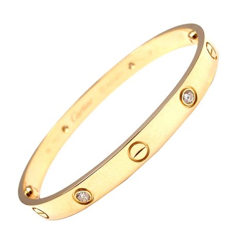 cartier love bangle diamond|4 diamond cartier love bracelet.